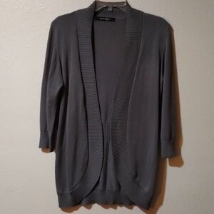 89th and Madison size small gray cardigan